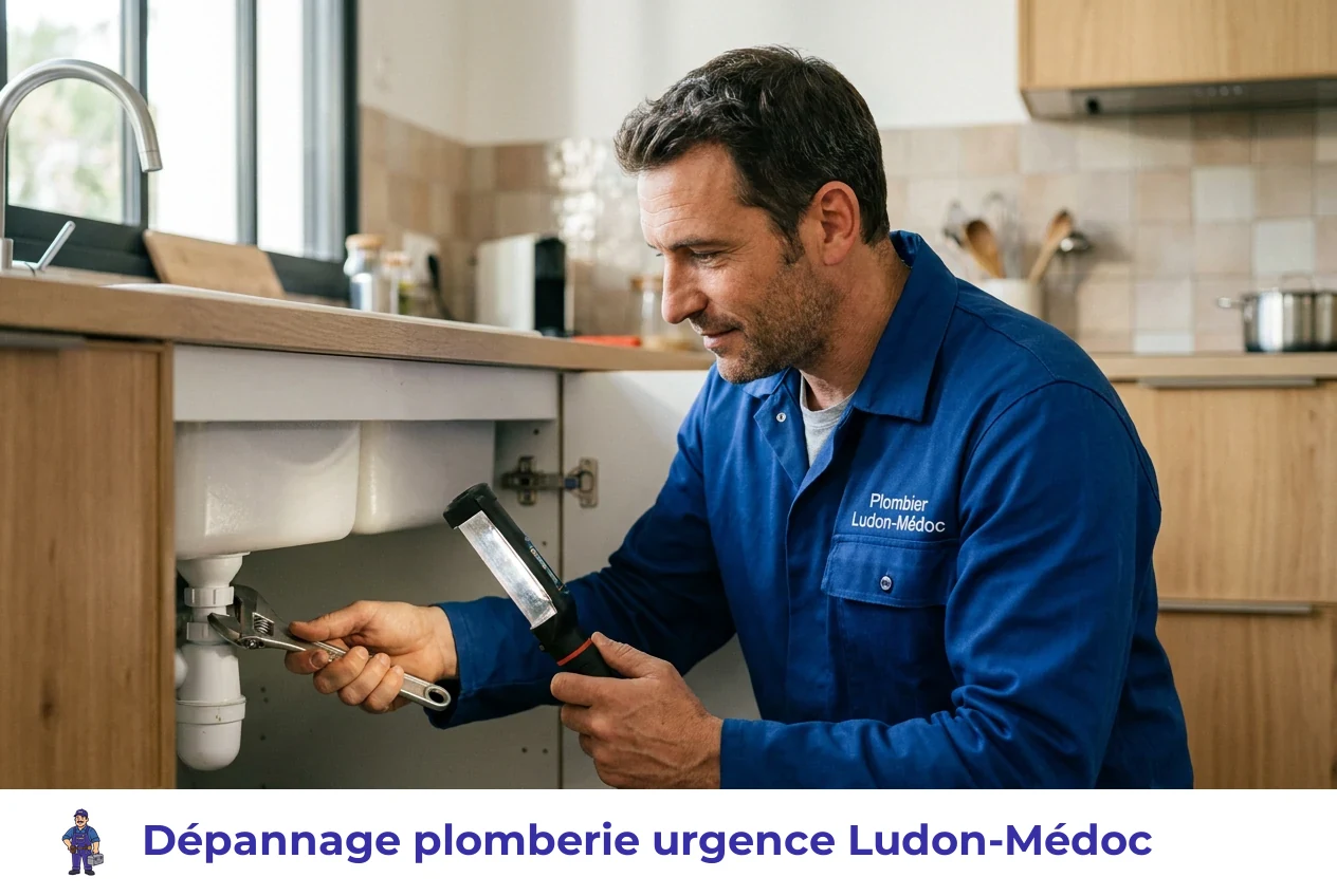 Dépannage plomberie urgence à Ludon-Médoc