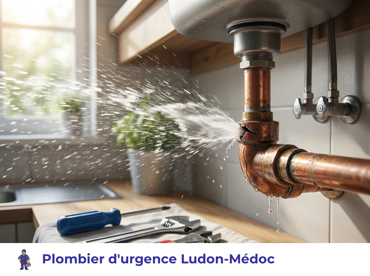 Plombier d'urgence à Ludon-Médoc