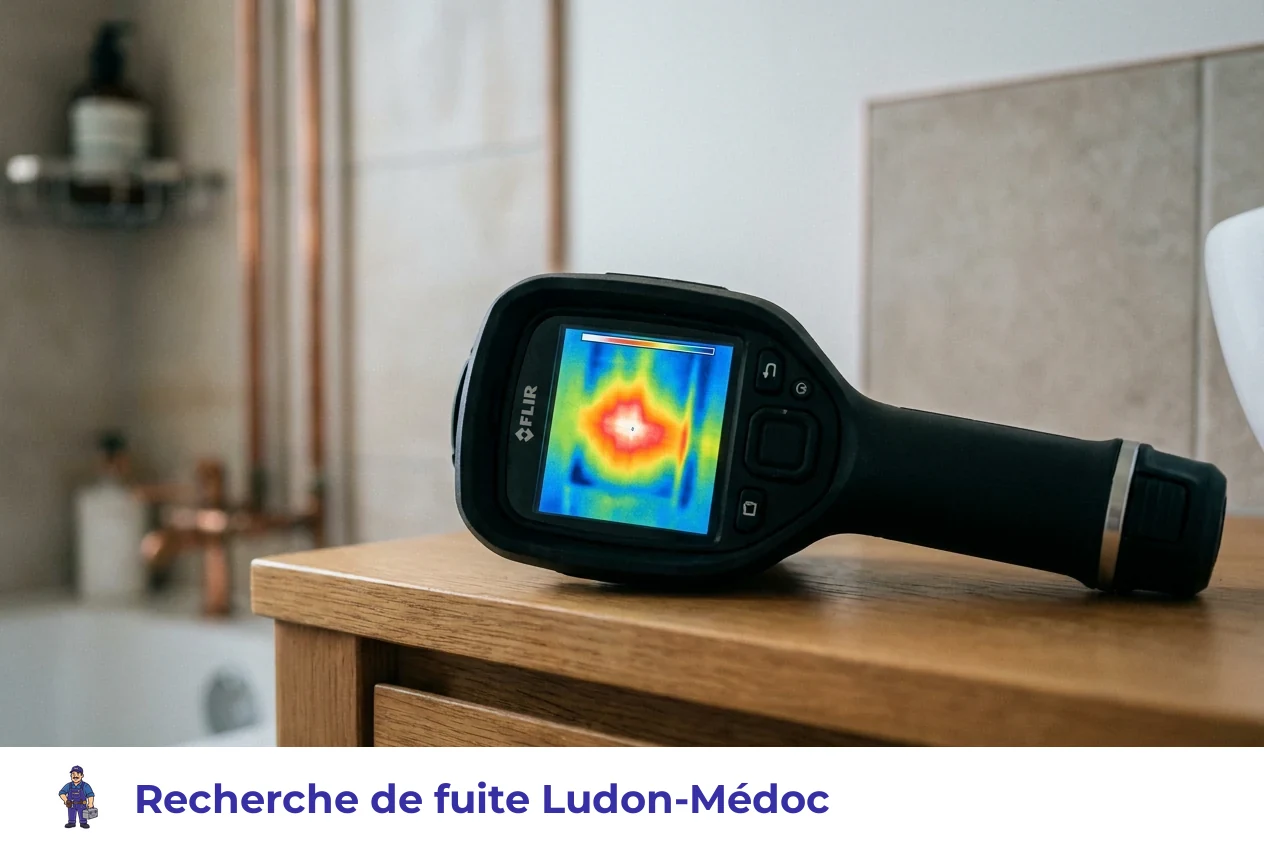 Recherche de fuite à Ludon-Médoc
