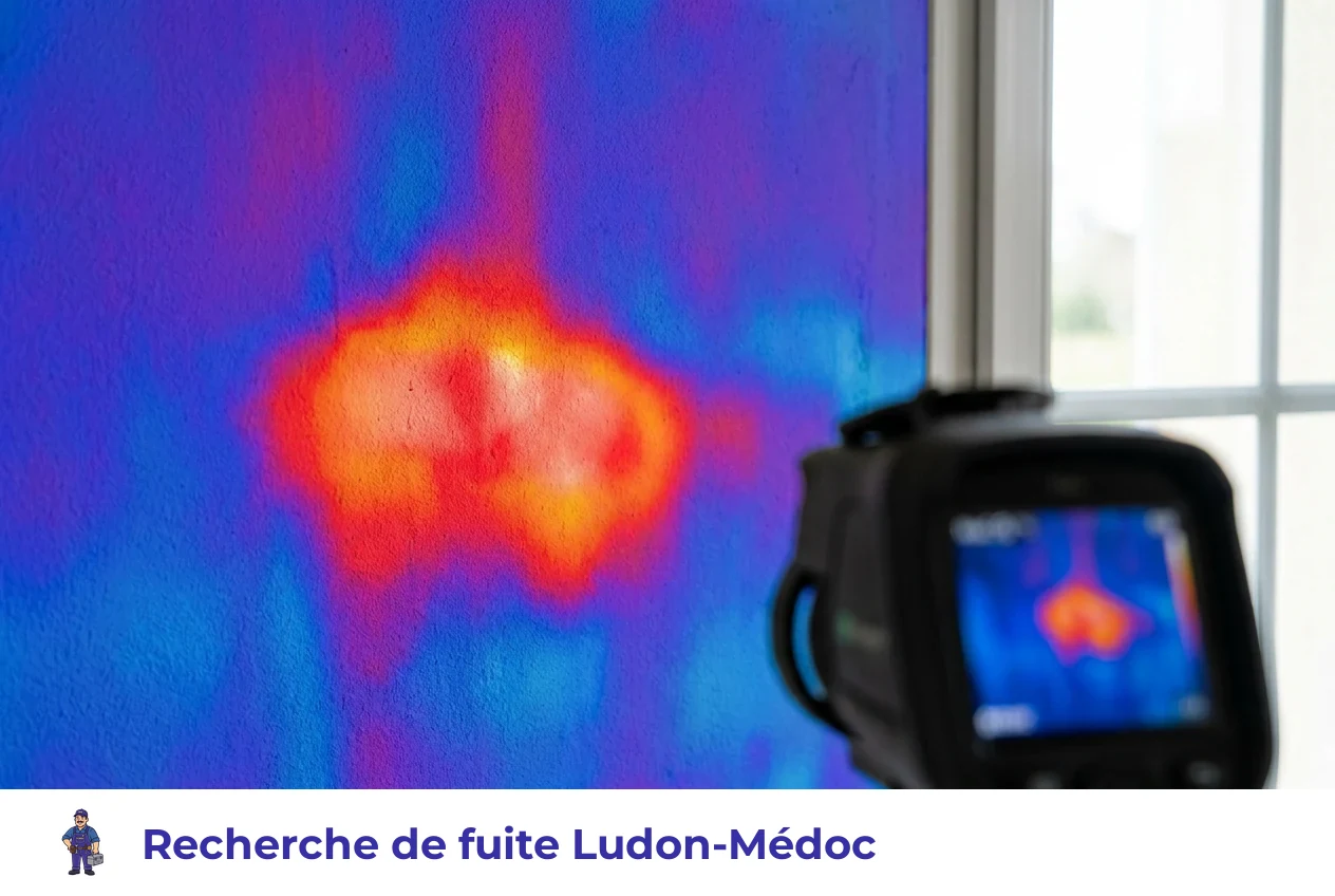 Recherche de fuite à Ludon-Médoc