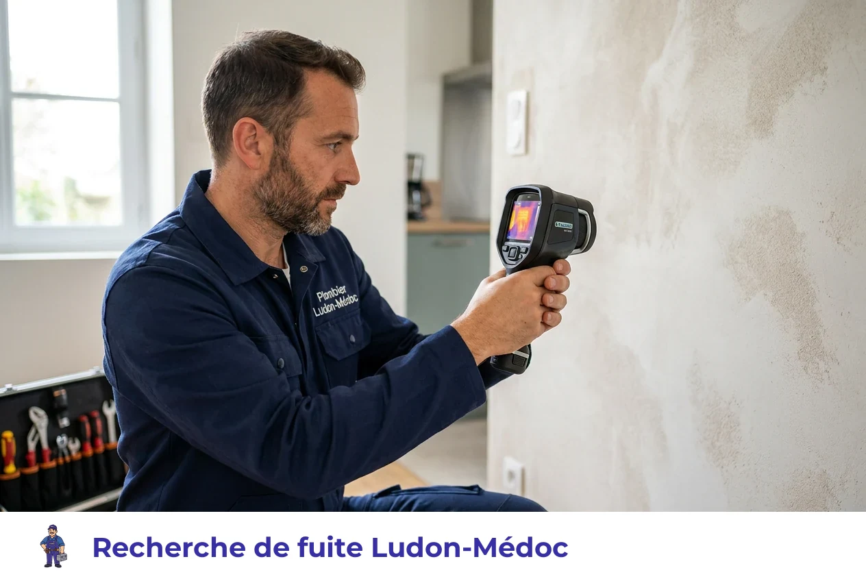Recherche de fuite à Ludon-Médoc