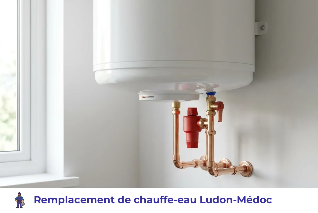 Remplacement de chauffe-eau à Ludon-Médoc
