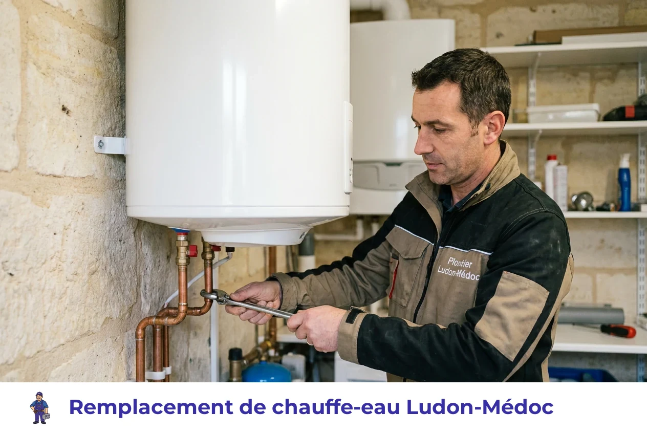 Remplacement de chauffe-eau à Ludon-Médoc