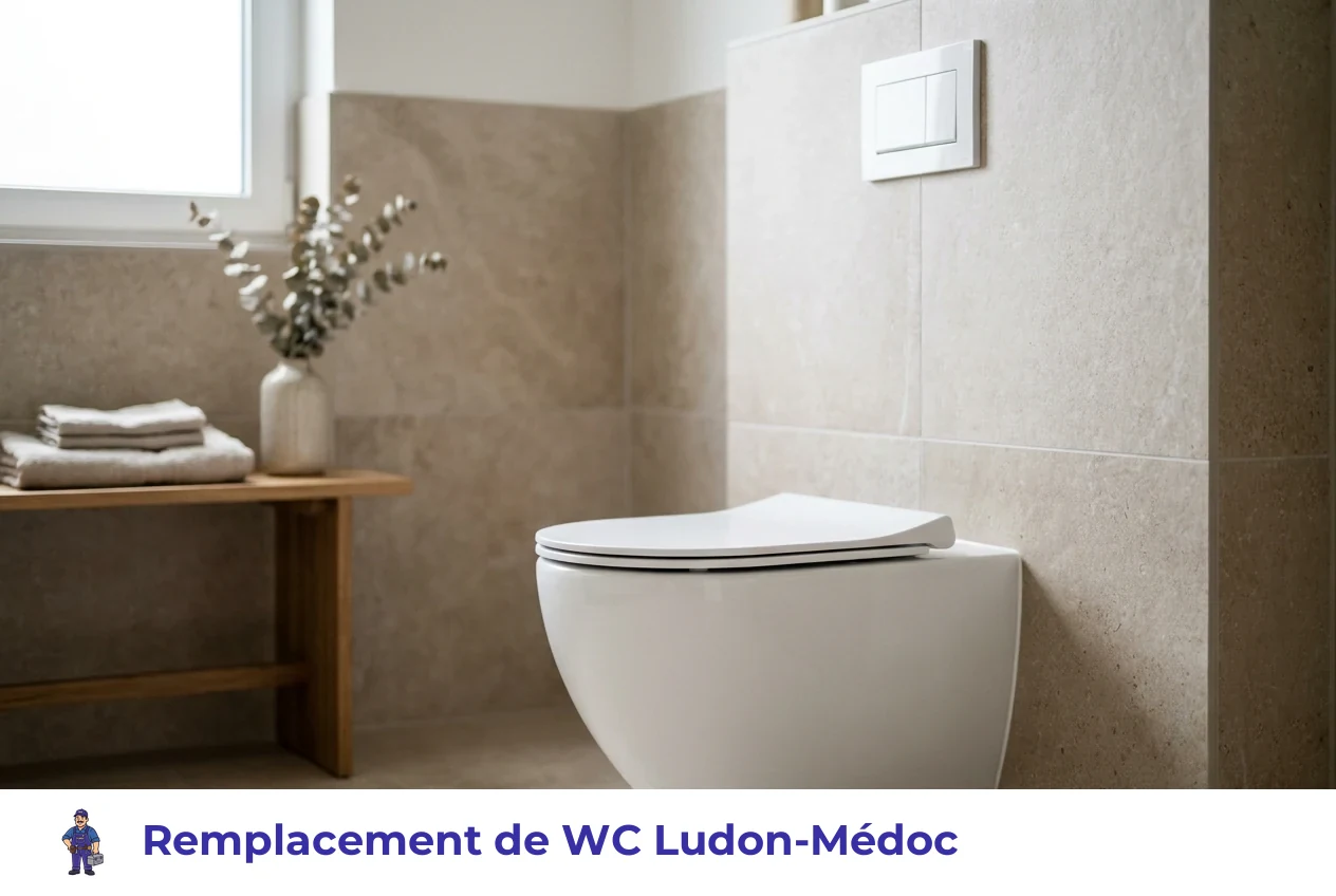 Remplacement de WC à Ludon-Médoc