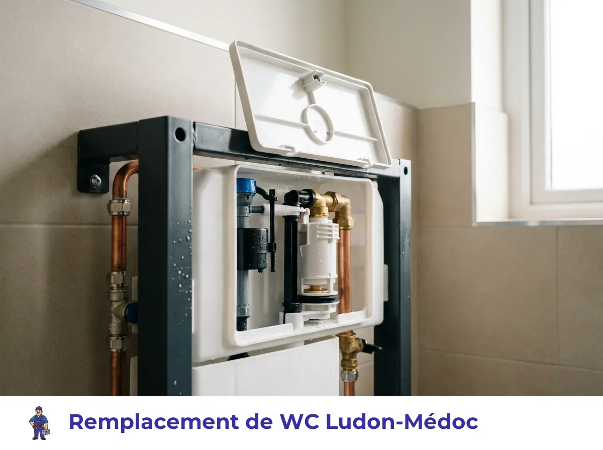 Remplacement de WC à Ludon-Médoc